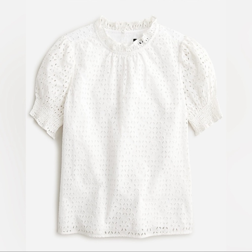 J.Crew Eyelet Blouse